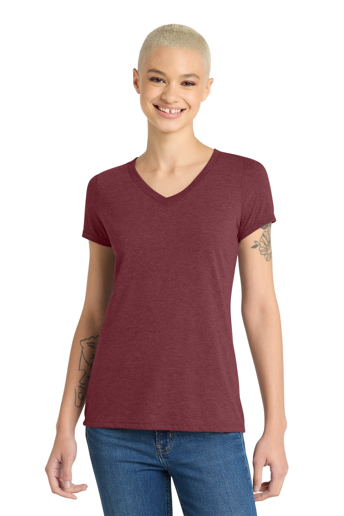 DM1350L District Women’s Perfect Tri V-Neck Tee - Phoenix Signs & Graphics