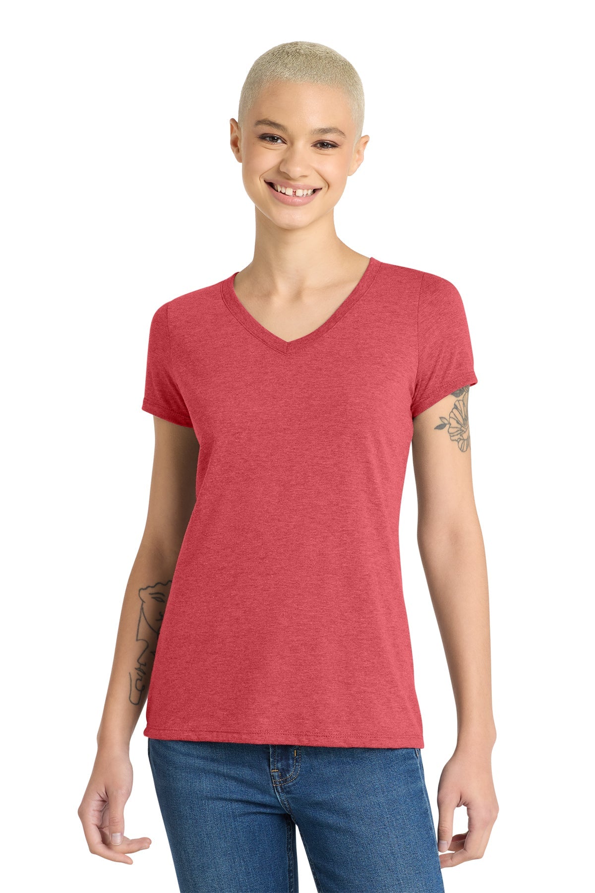 DM1350L District Women’s Perfect Tri V-Neck Tee - Phoenix Signs & Graphics