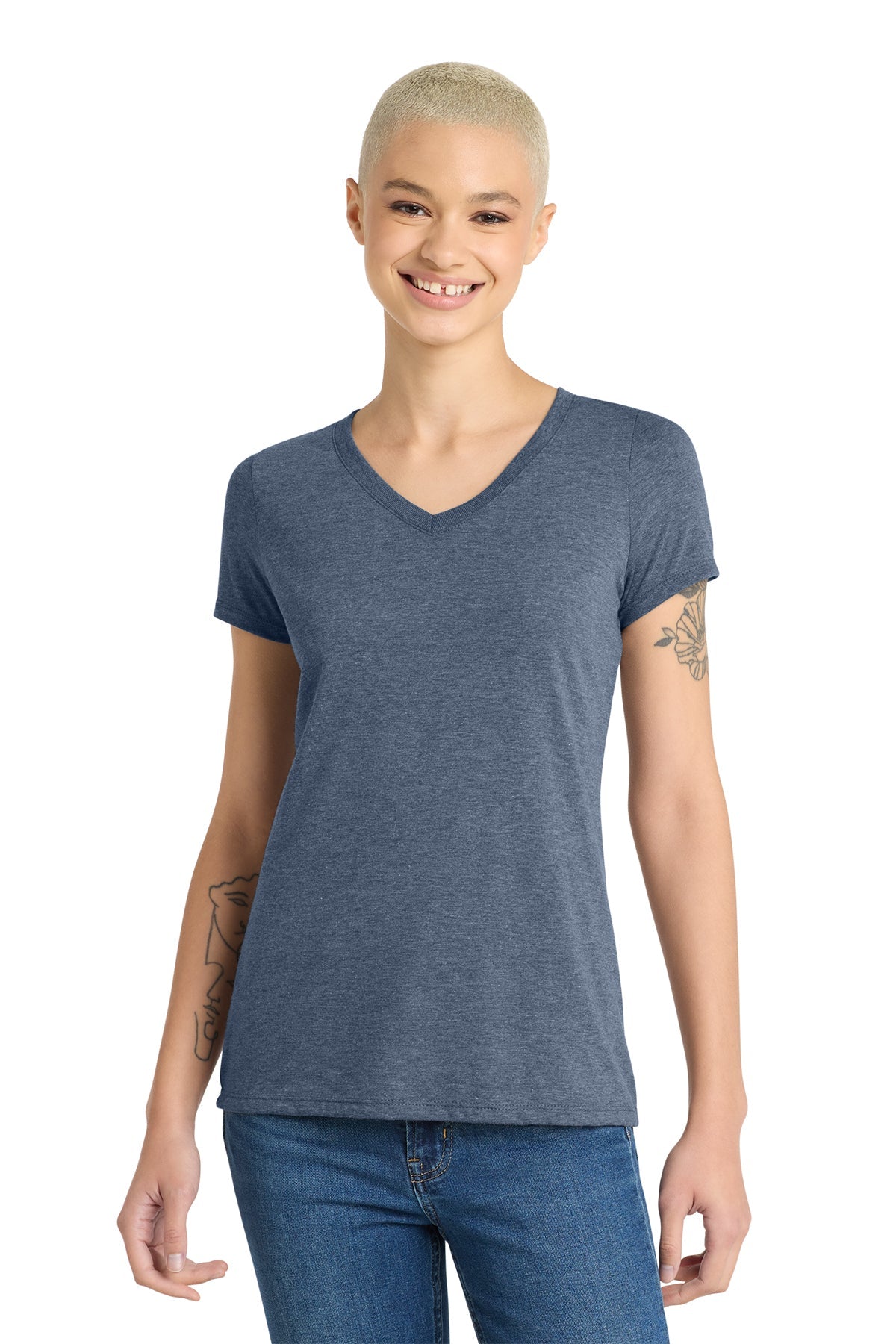 DM1350L District Women’s Perfect Tri V-Neck Tee - Phoenix Signs & Graphics