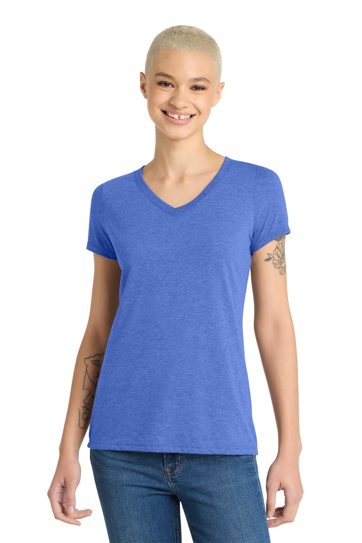 DM1350L District Women’s Perfect Tri V-Neck Tee - Phoenix Signs & Graphics