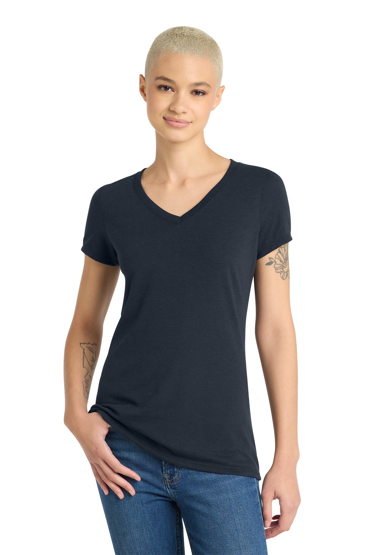 DM1350L District Women’s Perfect Tri V-Neck Tee - Phoenix Signs & Graphics