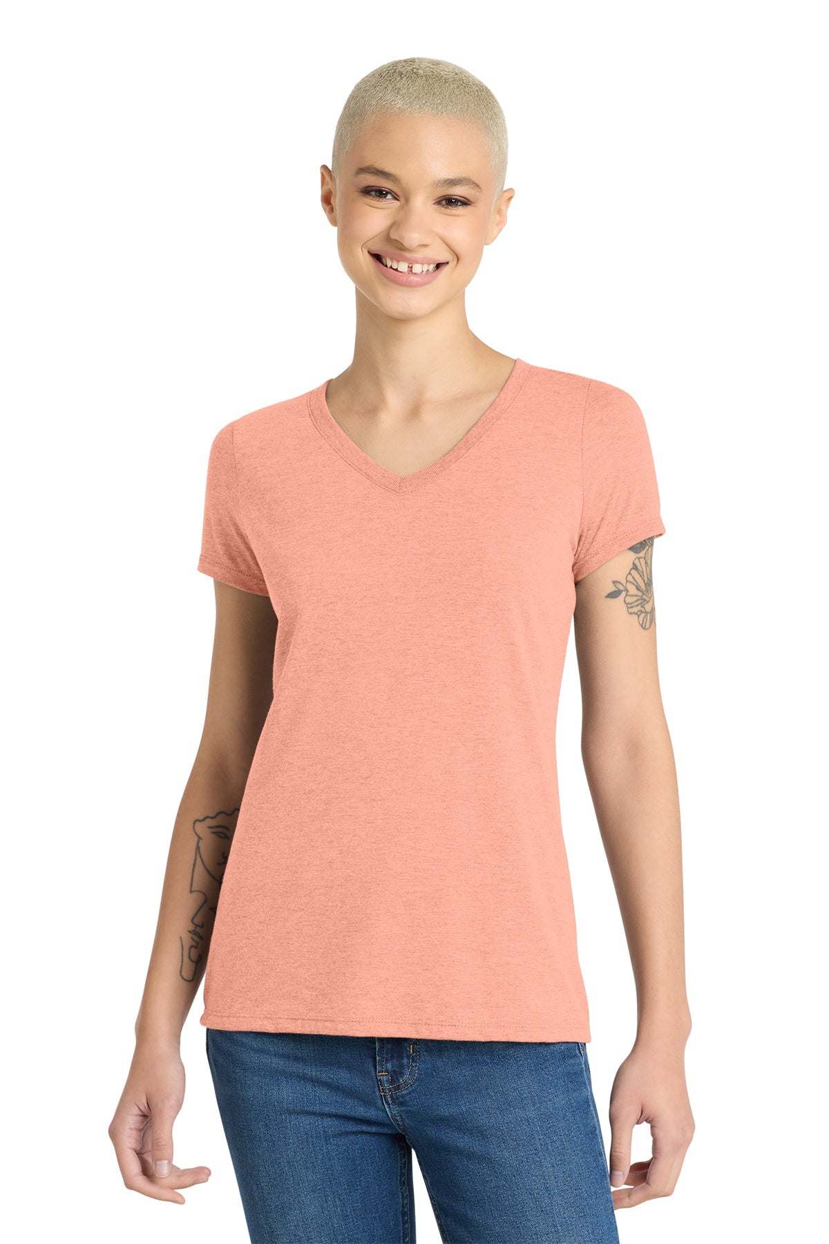 DM1350L District Women’s Perfect Tri V-Neck Tee - Phoenix Signs & Graphics