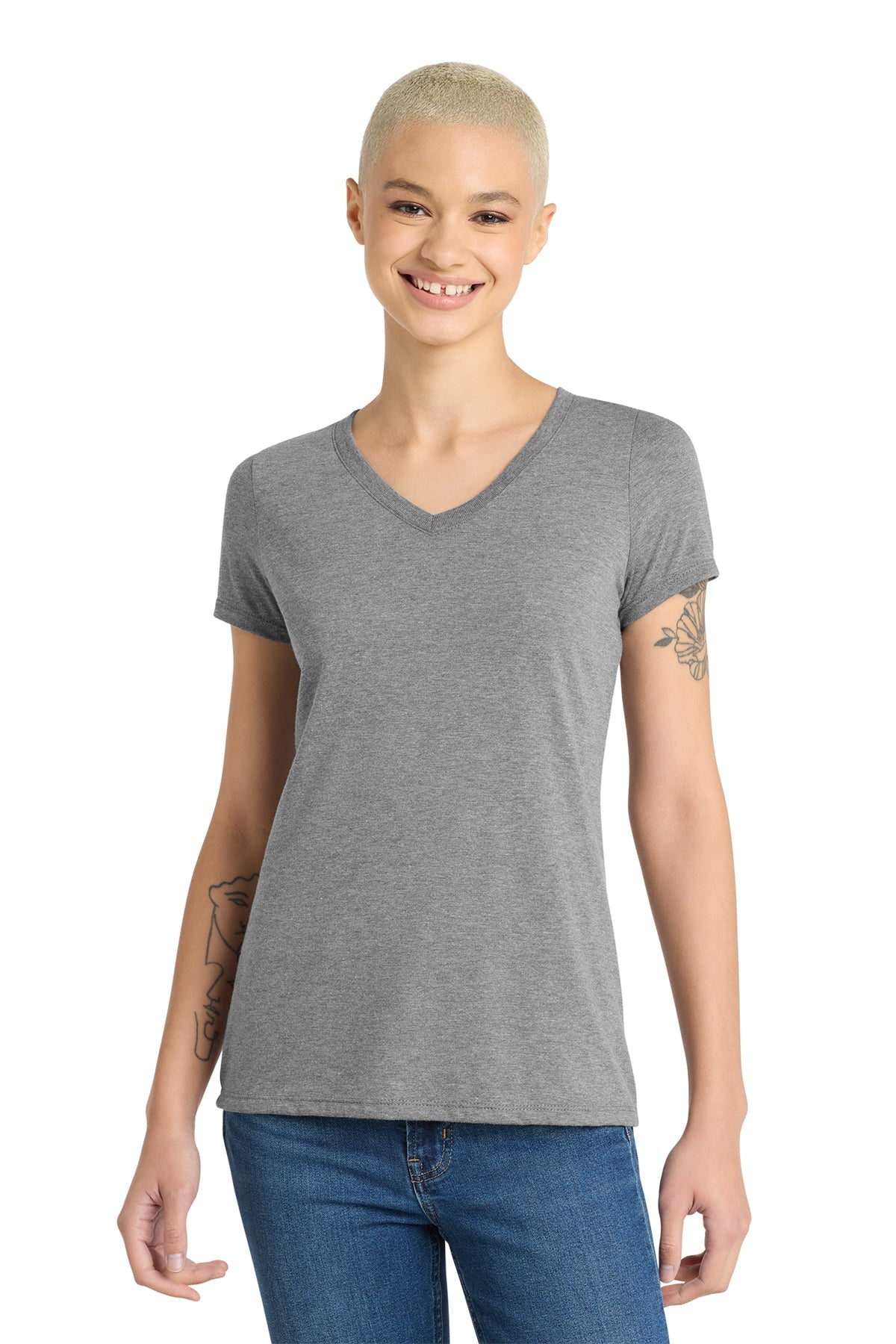 DM1350L District Women’s Perfect Tri V-Neck Tee - Phoenix Signs & Graphics