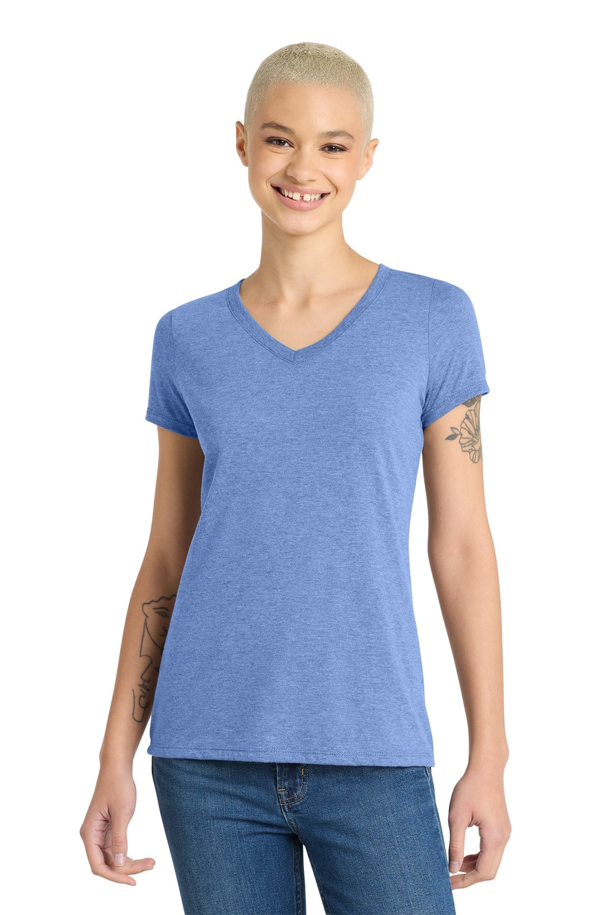 DM1350L District Women’s Perfect Tri V-Neck Tee - Phoenix Signs & Graphics