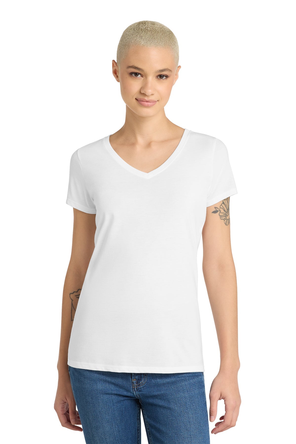 DM1350L District Women’s Perfect Tri V-Neck Tee - Phoenix Signs & Graphics
