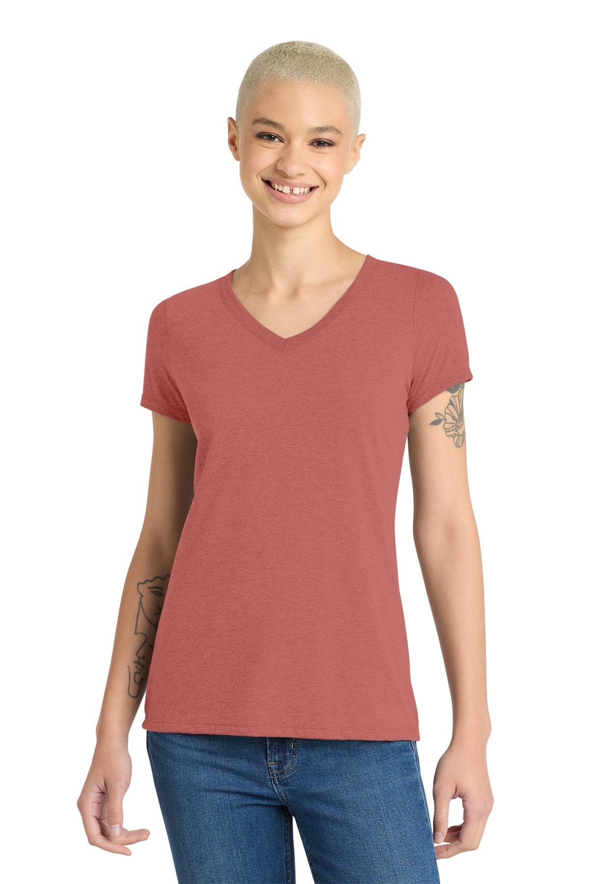 DM1350L District Women’s Perfect Tri V-Neck Tee - Phoenix Signs & Graphics