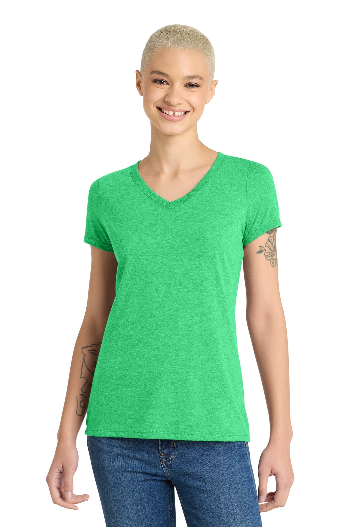 DM1350L District Women’s Perfect Tri V-Neck Tee - Phoenix Signs & Graphics