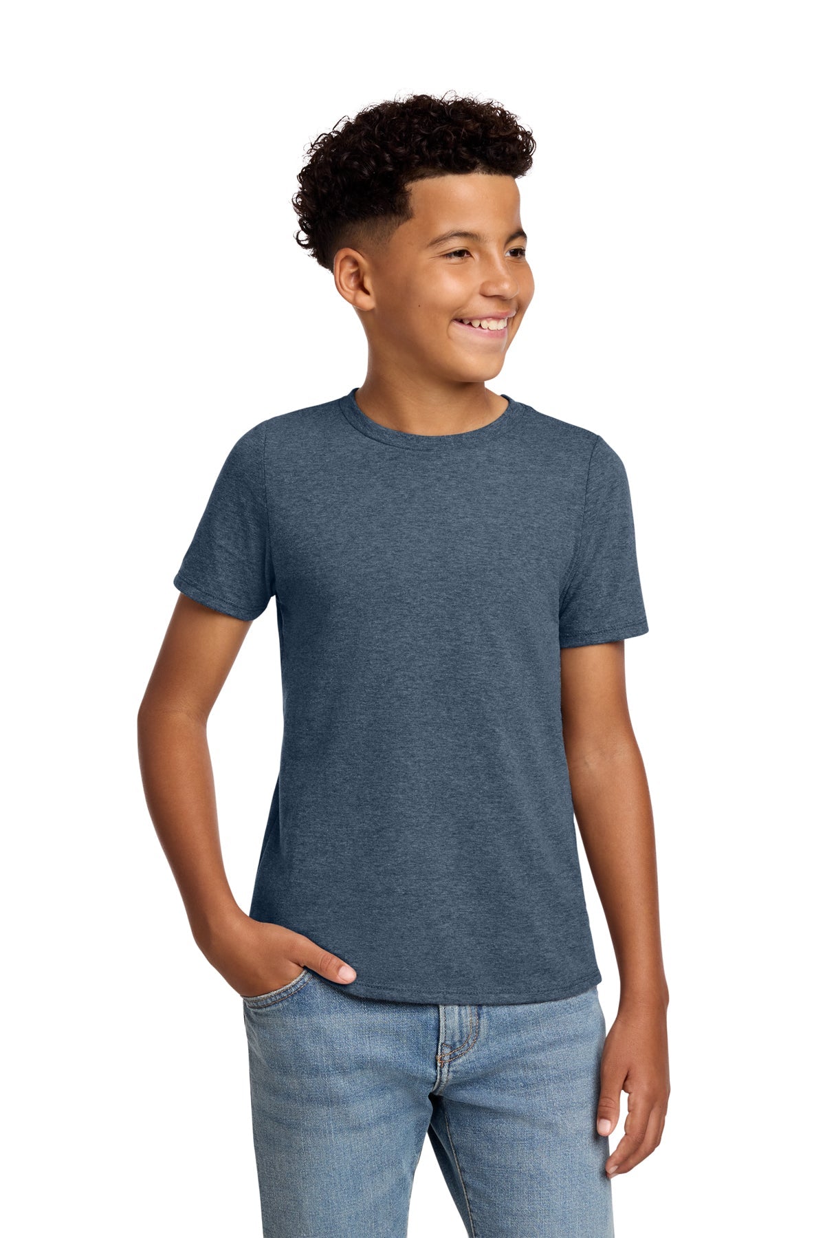 DT108Y District Youth Perfect Blend CVC Tee - Phoenix Signs & Graphics