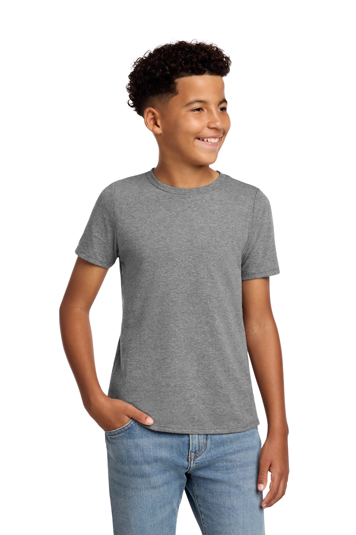 DT108Y District Youth Perfect Blend CVC Tee - Phoenix Signs & Graphics