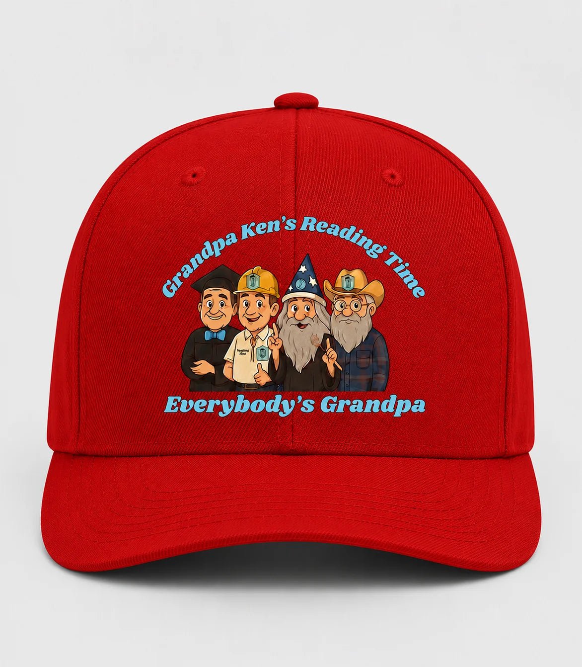 Grandpa Ken's Official Reading Time Hat - Phoenix Signs & Apparel