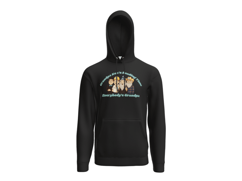 Grandpa Ken's Official Reading Time Hoodie Adult Size - Phoenix Signs & Apparel