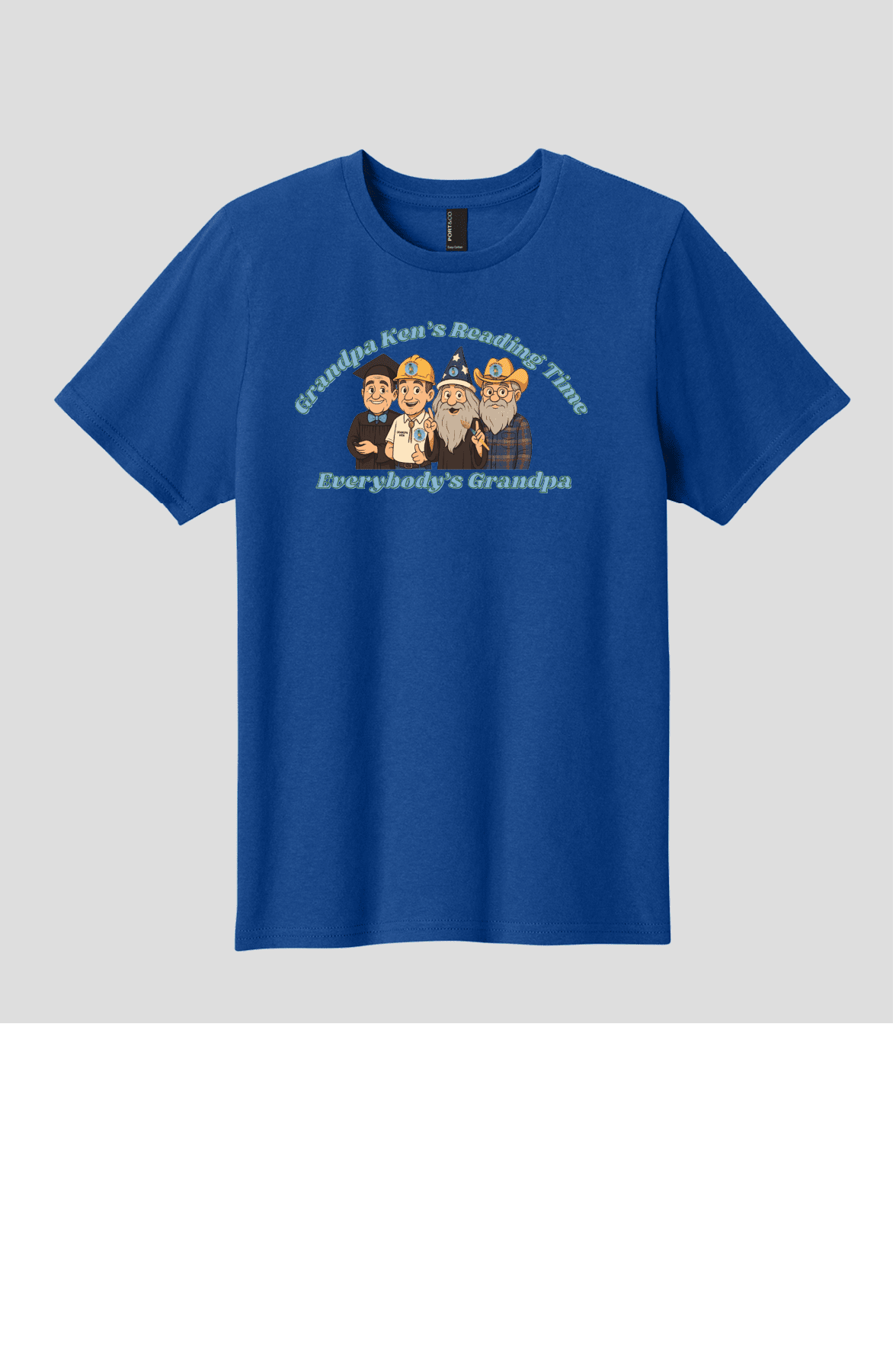 Grandpa Ken's Official Reading Time T-Shirt Adult Size - Phoenix Signs & Apparel