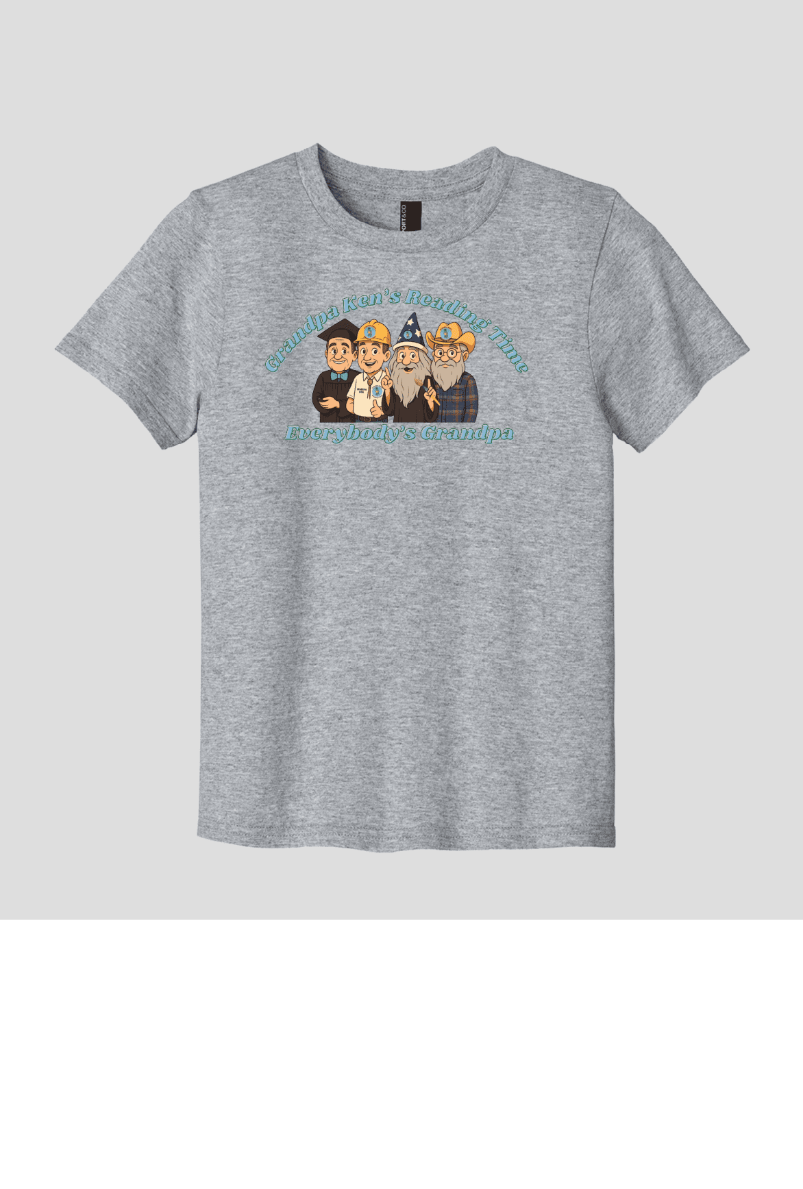 Grandpa Ken's Official Reading Time T-Shirt Adult Size - Phoenix Signs & Apparel