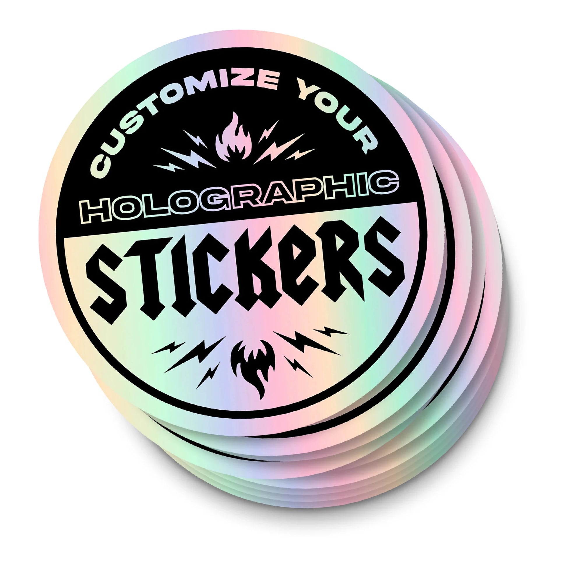 Holographic Die Cut Sticker Builder - Phoenix Signs & Graphics