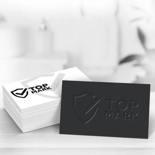 Raised Spot UV - Velvet Business Cards