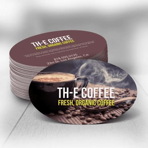 Oval Business Cards - Phoenix Signs & Graphics