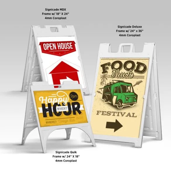 Sidewalk Signs (A-Frames) - Phoenix Signs & Graphics