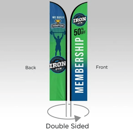 Single and Double Sided Feather Flags - Phoenix Signs & Graphics