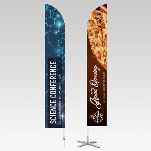Single and Double Sided Feather Flags - Phoenix Signs & Graphics