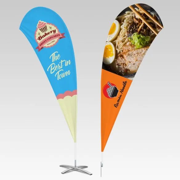 Single and Double Sided Teardrop Flags - Phoenix Signs & Graphics