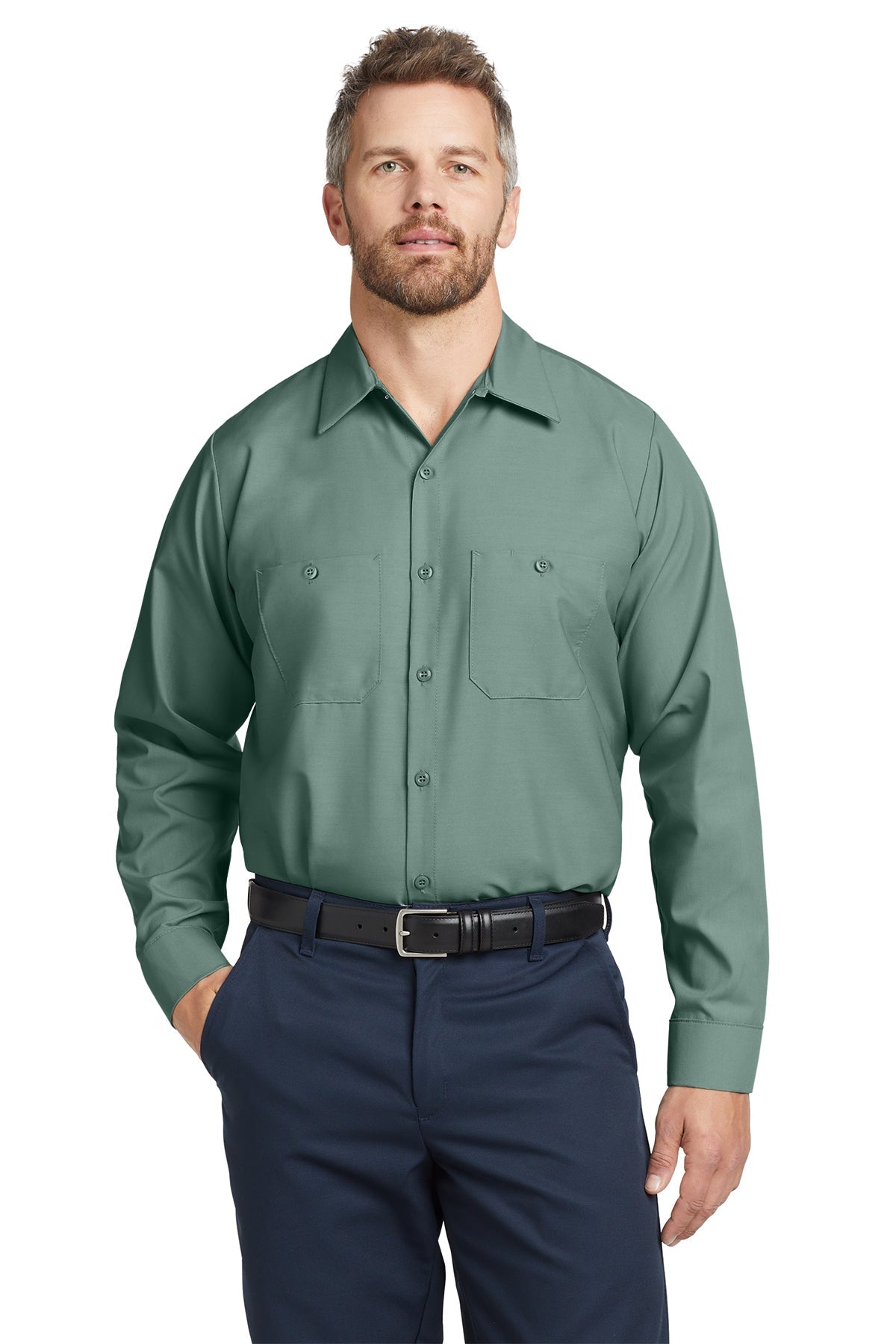 SP14 Red Kap Long Sleeve Industrial Work Shirt - Phoenix Signs & Graphics