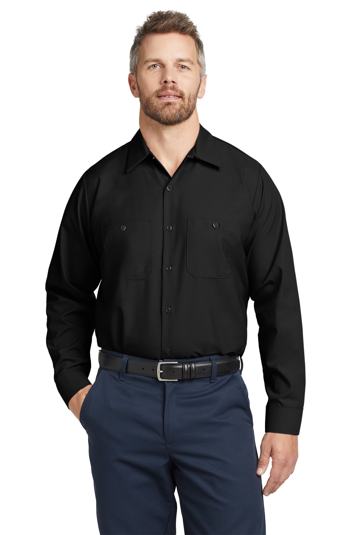 SP14 Red Kap Long Sleeve Industrial Work Shirt - Phoenix Signs & Graphics