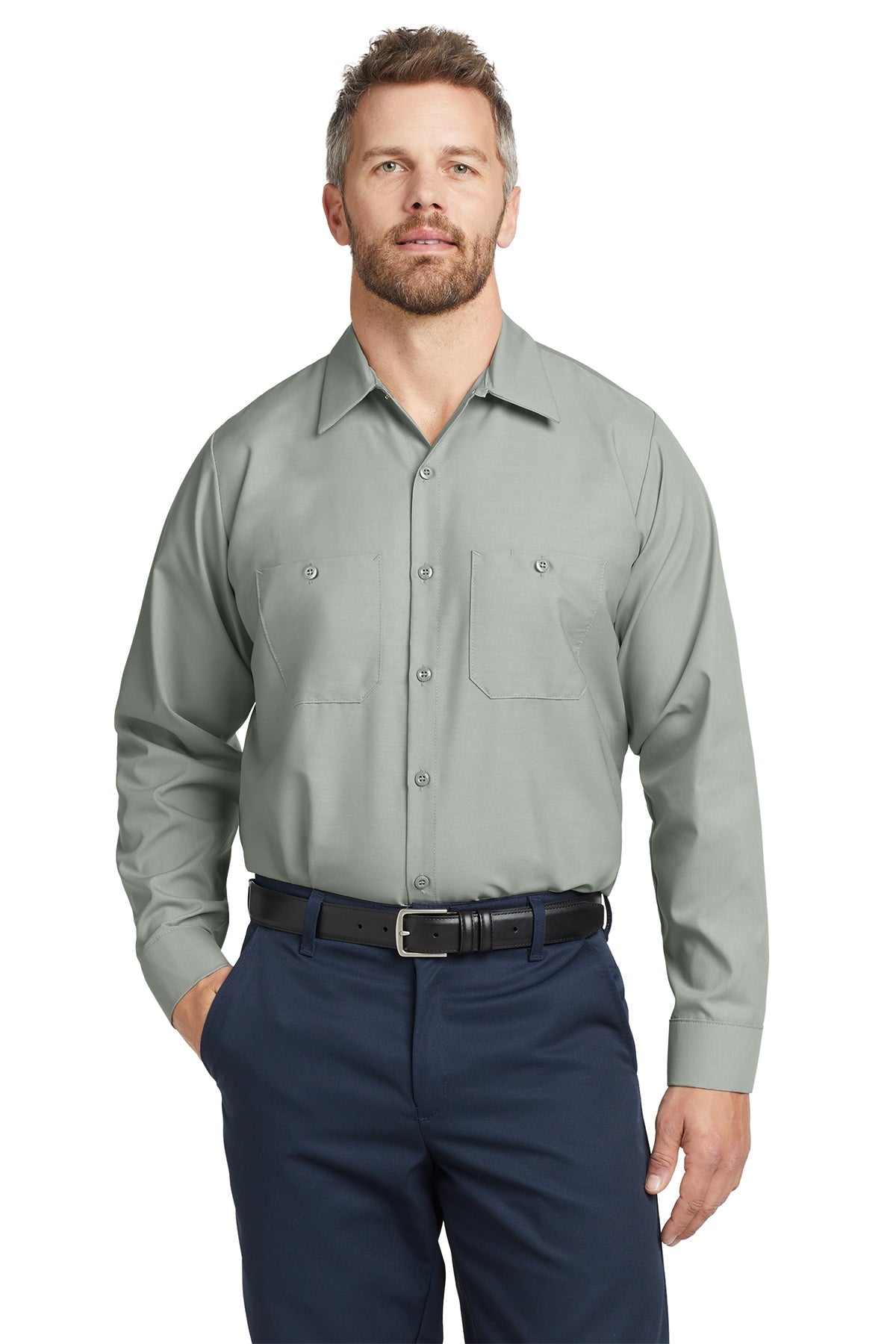 SP14 Red Kap Long Sleeve Industrial Work Shirt - Phoenix Signs & Graphics