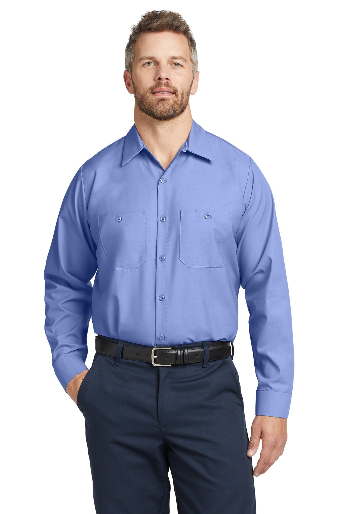 SP14 Red Kap Long Sleeve Industrial Work Shirt - Phoenix Signs & Graphics