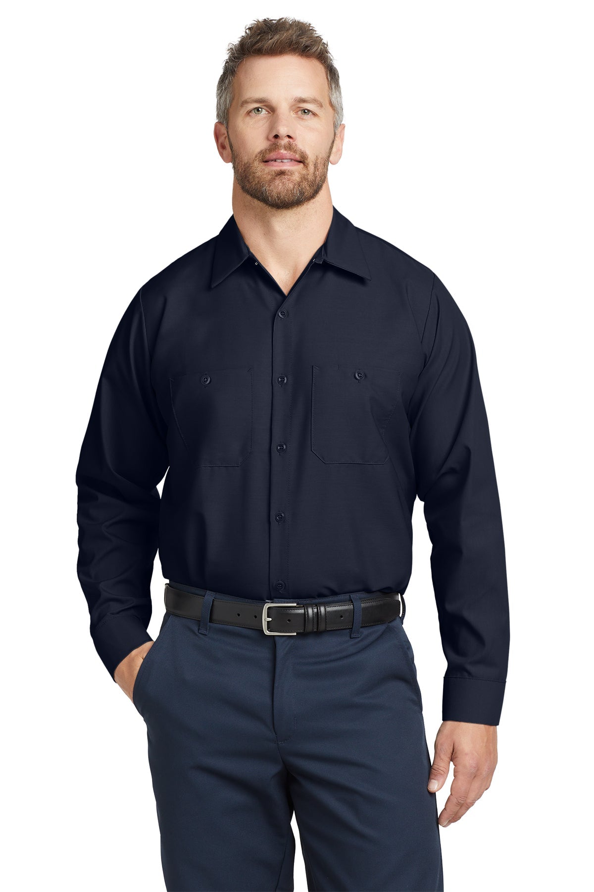 SP14 Red Kap Long Sleeve Industrial Work Shirt - Phoenix Signs & Graphics