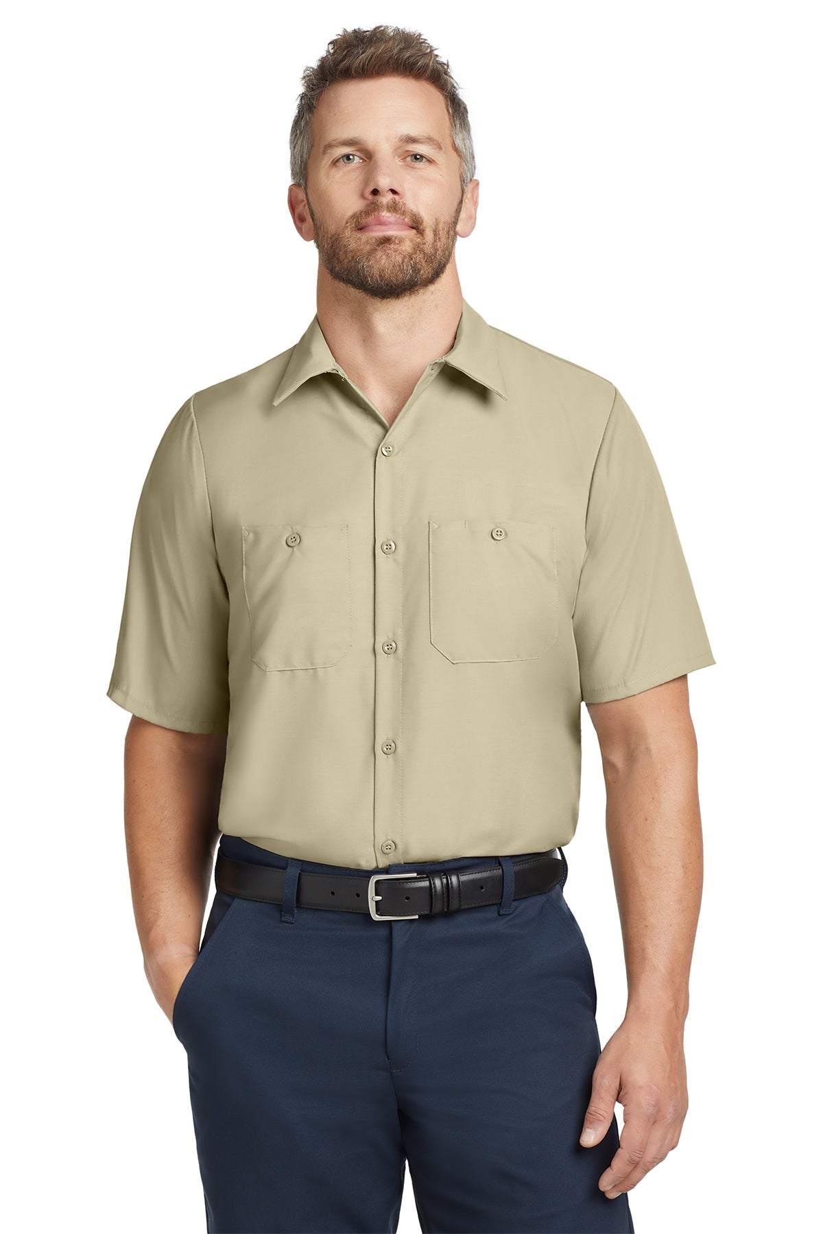 SP24 Red Kap Short Sleeve Industrial Work Shirt - Phoenix Signs & Graphics