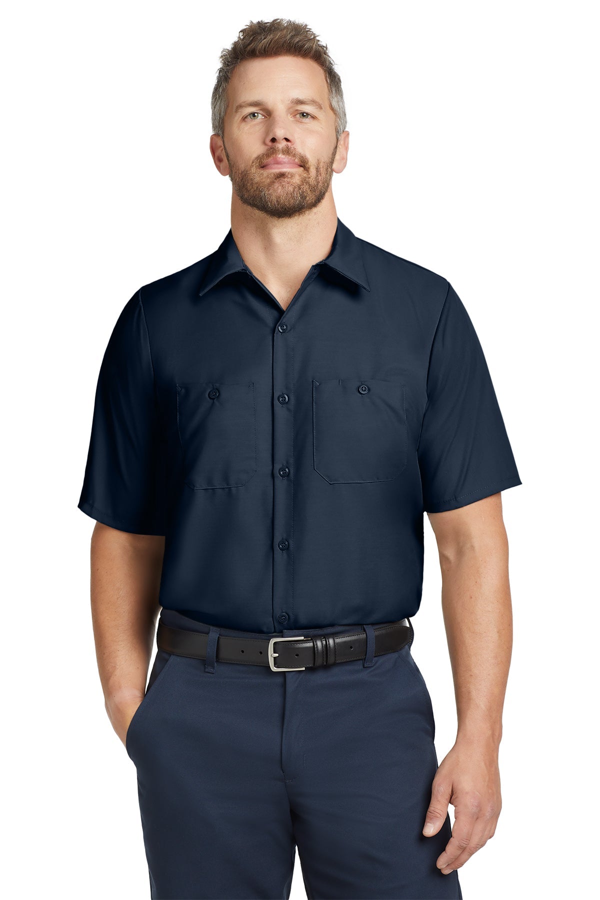 SP24 Red Kap Short Sleeve Industrial Work Shirt - Phoenix Signs & Graphics