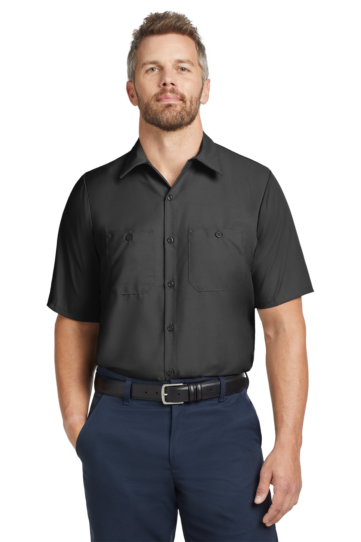 SP24 Red Kap Short Sleeve Industrial Work Shirt - Phoenix Signs & Graphics
