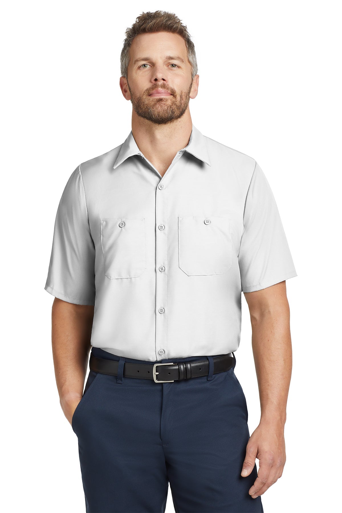 SP24 Red Kap Short Sleeve Industrial Work Shirt - Phoenix Signs & Graphics