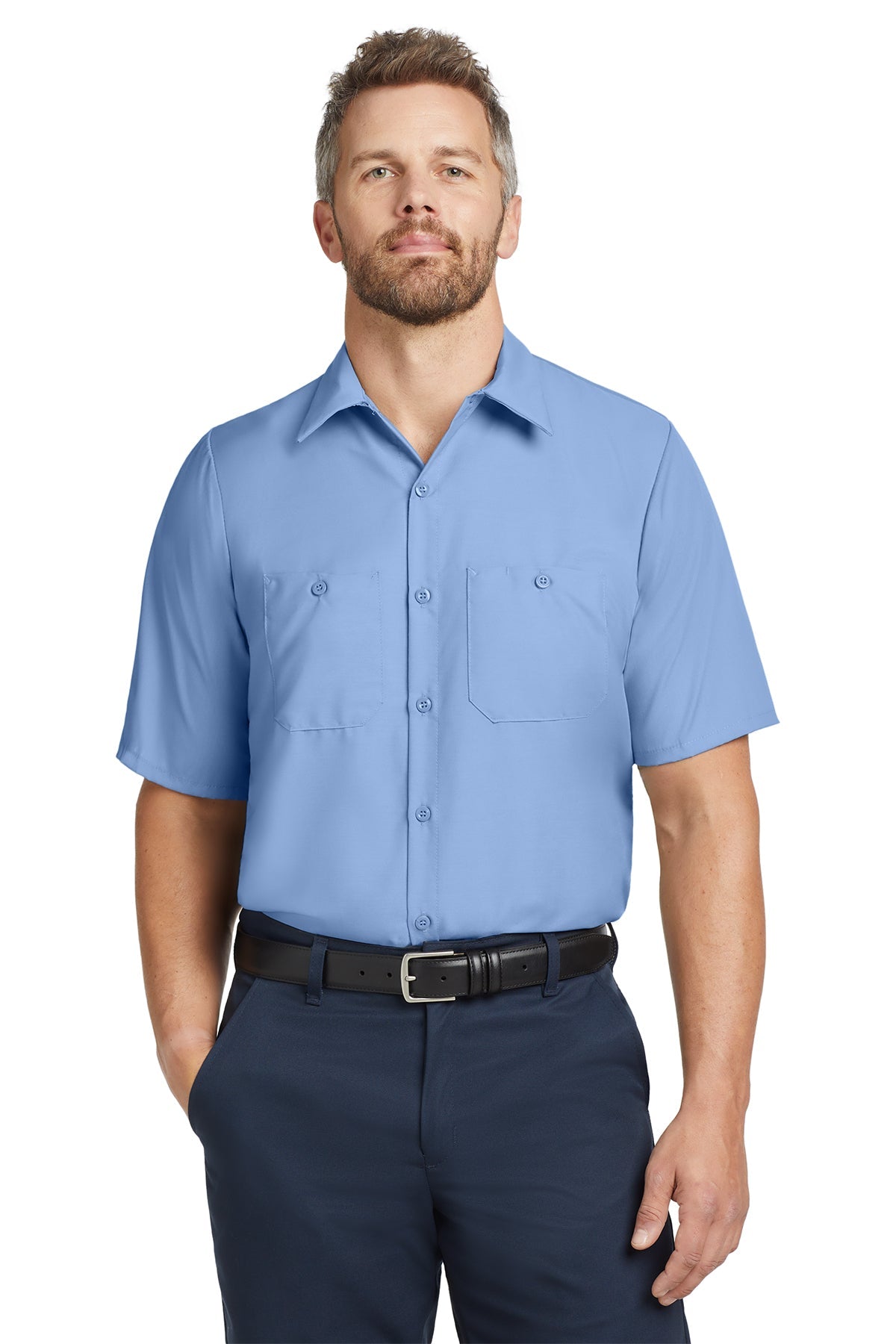 SP24 Red Kap Short Sleeve Industrial Work Shirt - Phoenix Signs & Graphics