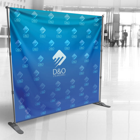 Telescopic Backdrop Banner Stands