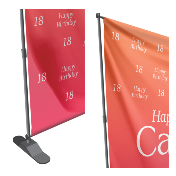 Telescopic Backdrop Banner Stands